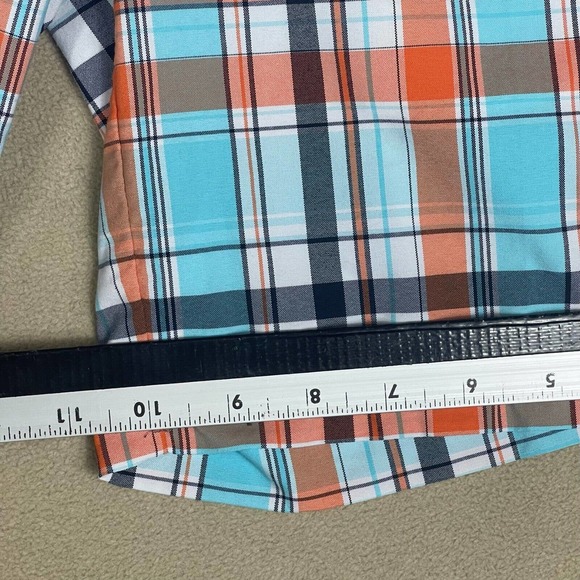 Footjoy Mens 32 Golf Shorts Multicolor Plaid Mid Rise Pockets Zipper Fly - Picture 3 of 13